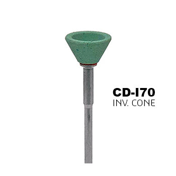Zirconia Abrasive Stone - CD-I70 - Inverted Cone (Medium)
