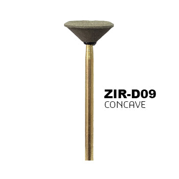 Zirconia Stones - ZIR-D09 - Concave (5 pcs)