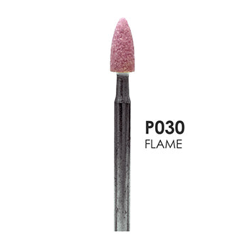Pink Mounted Grinding Stones - P030 - Flame (100 pcs)