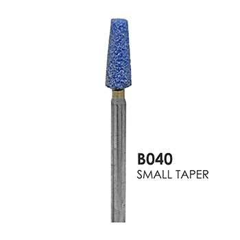 Blue Mounted Grinding Stones - B040 - Small Taper (100 pcs)