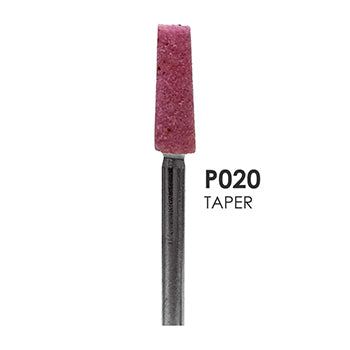 Pink Mounted Grinding Stones - P020 - Taper (100 pcs)