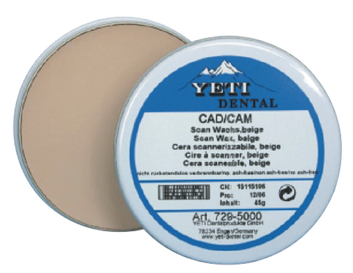 Yeti CAD/CAM Scanning Wax